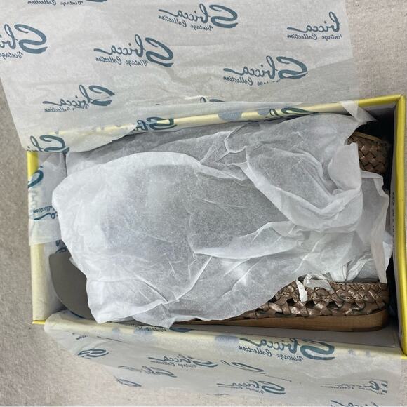 Sbicca Vintage Collection Iota metallic bronze woven leather mules NIB Size 9 - Picture 7 of 15